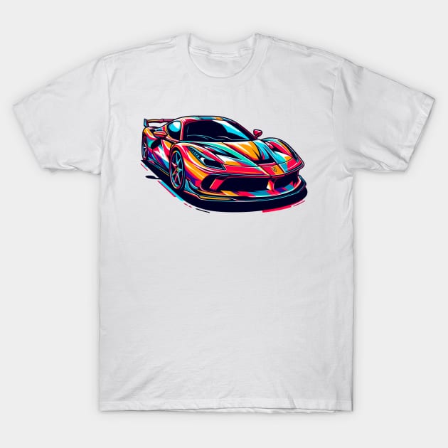 Ferrari F8 T-Shirt by Vehicles-Art